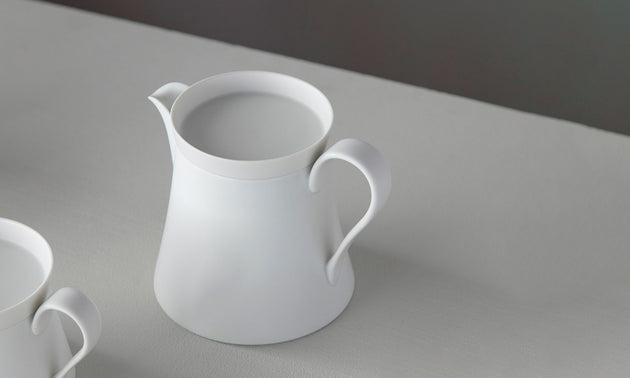 Tea Pot L / White Matt
