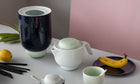 Flower Vase L / White/Dark Blue/Celadon/