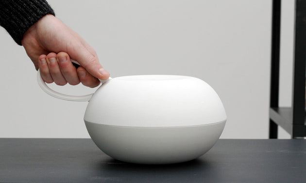 Tea Pot L / White