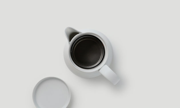 Tea Pot L / White Matt