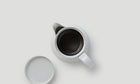 Tea Pot L / White