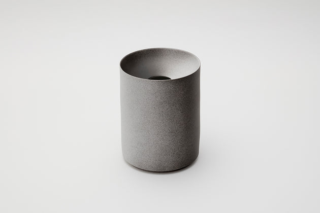 Flower Vase L / Black/White