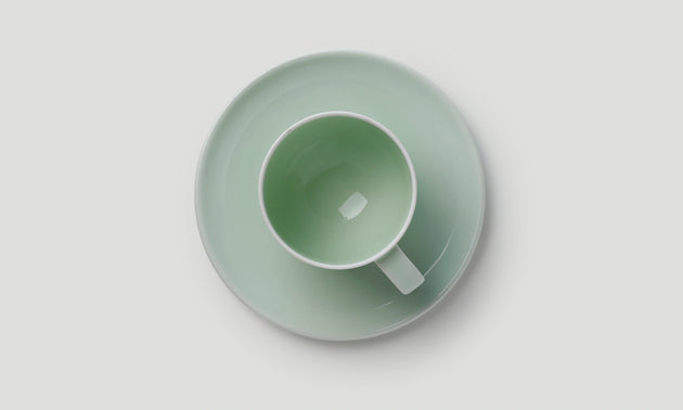 Tea cup / White/Celadon