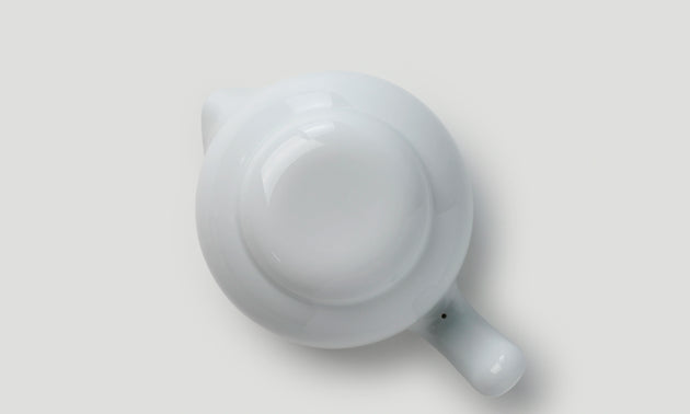 Tea Pot / Celadon/White