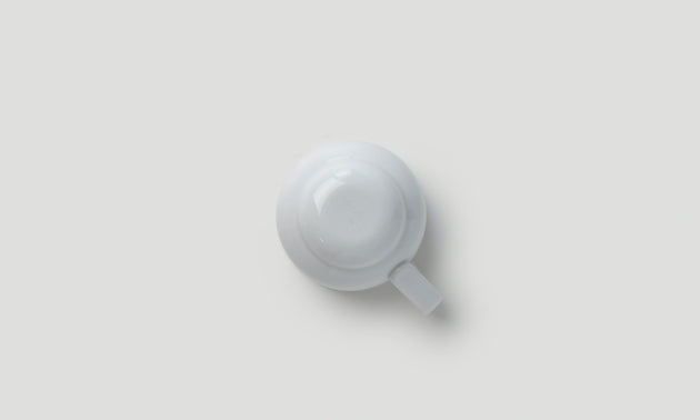Coffee Cup with Handle / White