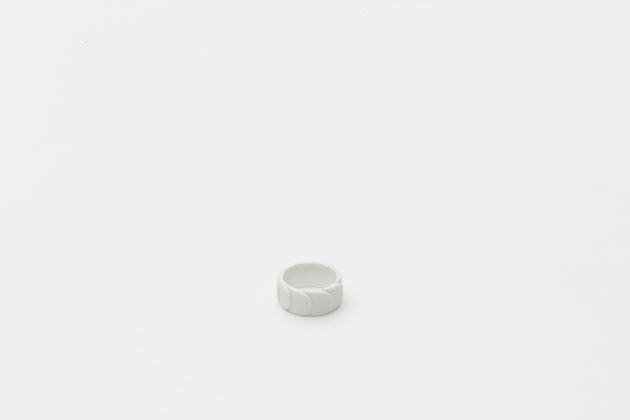 Ring DRAKE RING No.2 / White Matt