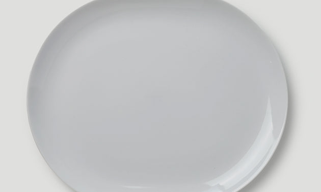 Oval Plate 310 / White