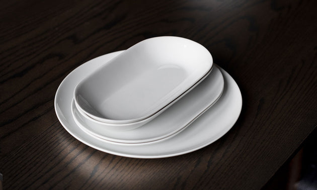Oval Plate 240 / White