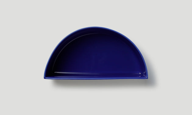 Half Deep Plate 200 / Light Blue