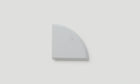 Quarter Plate 100 / White