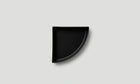 Quarter Deep Plate 100 / Black