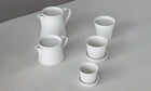Tea Cup M / White Matt
