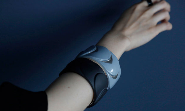 Bracelet DRAKE CUFF No.2 / Grey Silver
