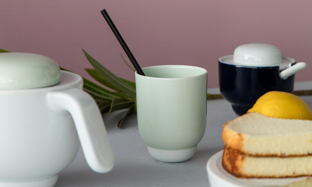 Cup L / Celadon/White
