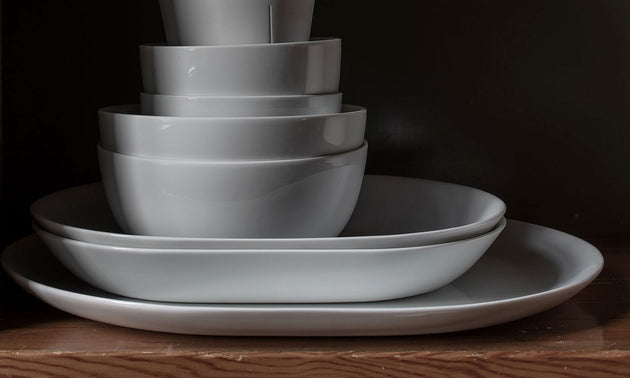 Oval Plate 310 / White