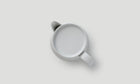 Tea Pot L / White Matt