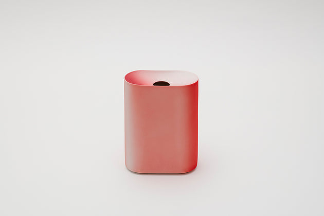 Flower Vase M / Dark Red/Red