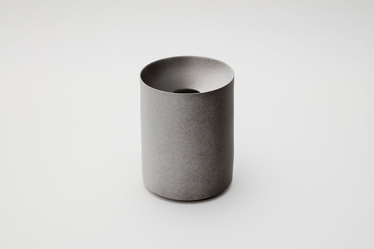 Flower Vase L / Black/White