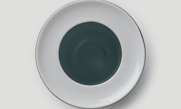 Flower Vase L / White/Dark Blue/Celadon/