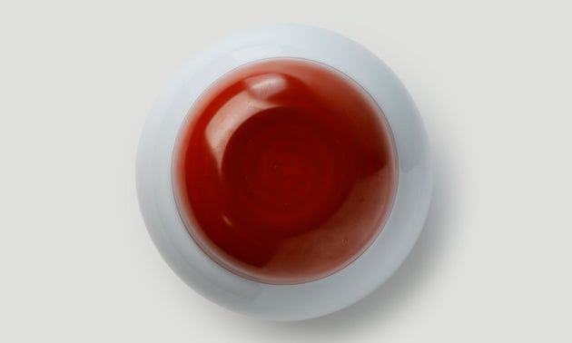 Flower Vase L / White/White/Red