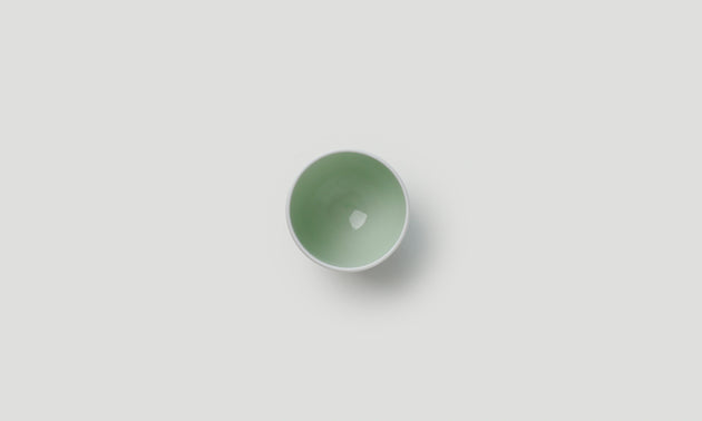 Espresso Cup / Celadon/White