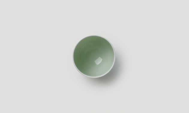 Coffee Cup / Celadon/White