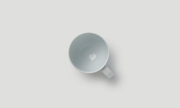 Coffee Cup with Handle / White