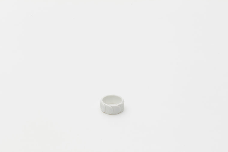 Ring DRAKE RING No.2 / White Matt