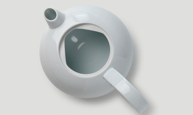 Tea Pot L / White