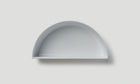 Half Deep Plate 200 / White