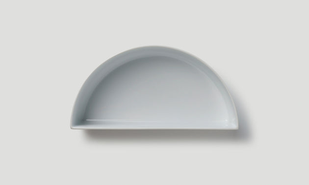 Half Deep Plate 200 / White