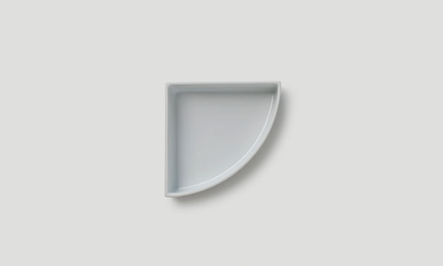 Quarter Deep Plate 100 / White