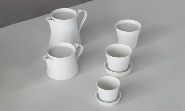 Tea Pot L / White Matt